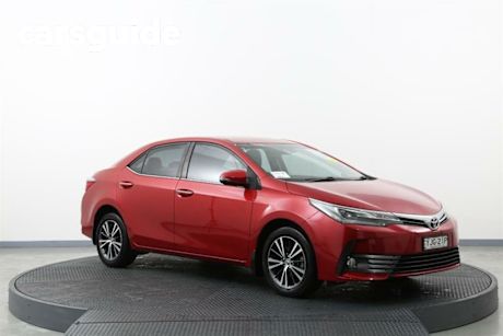 Red 2019 Toyota Corolla Sedan ZR