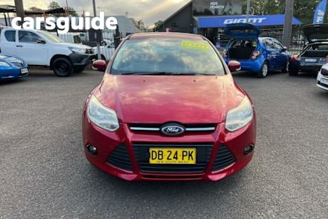 Red 2011 Ford Focus Sedan TREND LW