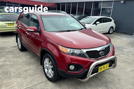 Red 2011 Kia Sorento Wagon Platinum (4X4)