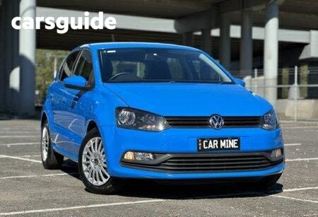 Blue 2015 Volkswagen Polo Hatchback 66 TSI Trendline