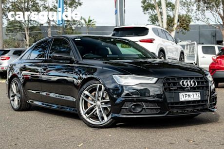 Black 2017 Audi A6 Sedan 3.0 TDI Biturbo Quattro