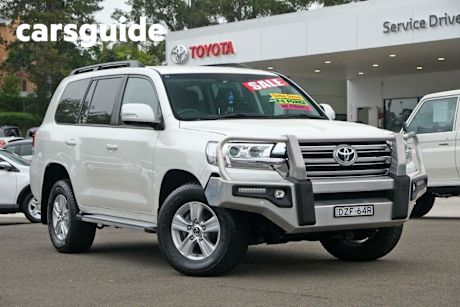 White 2018 Toyota Landcruiser Wagon LC200 GXL (4X4)