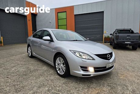 Silver 2008 Mazda 6 Sedan Luxury