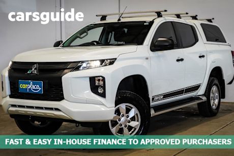 White 2019 Mitsubishi Triton Double Cab Pick Up GLX Plus (4X4)