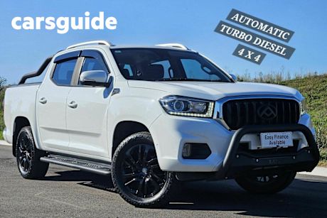 White 2020 LDV T60 Double Cab Utility Trailrider 2 (4X4) D20