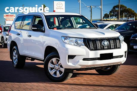 White 2020 Toyota Landcruiser Prado Wagon GX 7 Seat (4X4)