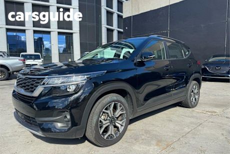 Black 2020 Kia Seltos Wagon Sport (fwd)