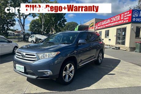 Blue 2013 Toyota Kluger Wagon KX-S (4X4)
