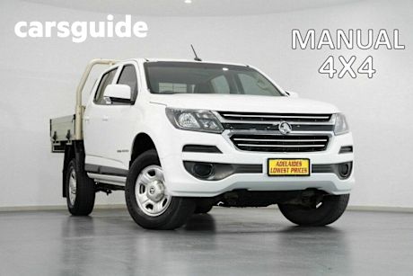 White 2018 Holden Colorado Crew Cab Chassis LS (4X4)