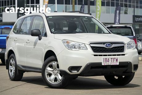 White 2013 Subaru Forester Wagon 2.5i Lineartronic AWD