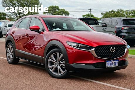 Red 2021 Mazda CX-30 Wagon G20 Evolve (fwd)