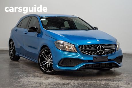 Blue 2017 Mercedes-Benz A180 Hatchback