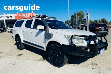White 2012 Holden Colorado Crew Cab Pickup LX (4X4)