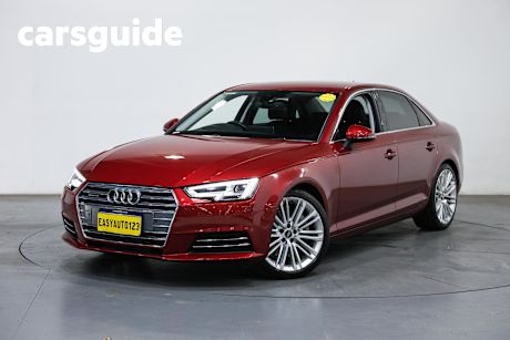 Red 2017 Audi A4 Sedan 2.0 Tfsi Quattro S Tronic SPT