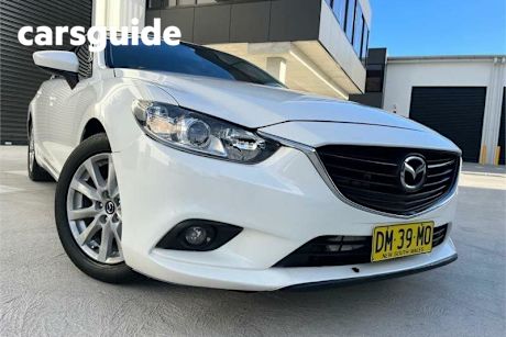 White 2013 Mazda 6 Sedan Touring