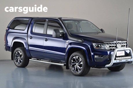 Blue 2022 Volkswagen Amarok Dual Cab Utility TDI580 Highline 4Motion