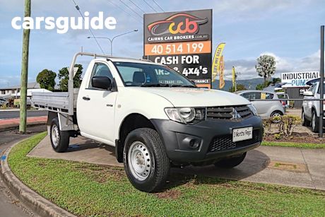 White 2012 Mitsubishi Triton Cab Chassis GL