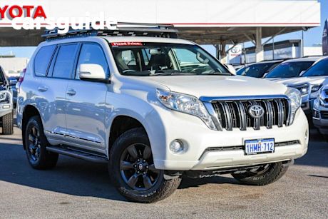 White 2015 Toyota Landcruiser Prado Wagon Altitude (4X4)
