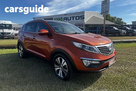 Orange 2014 Kia Sportage Wagon Platinum (awd)