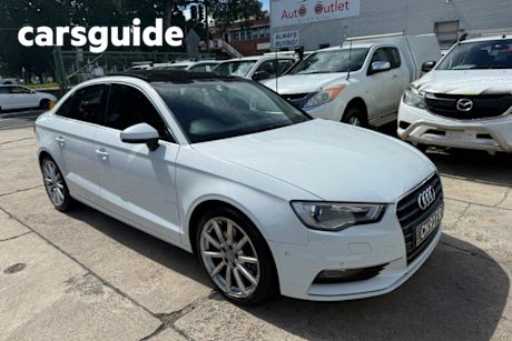 White 2015 Audi A3 Sedan 1.8 Tfsi Ambition