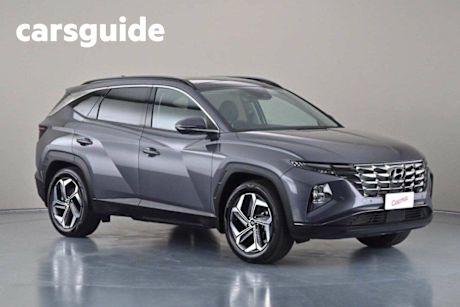 Grey 2022 Hyundai Tucson Wagon Highlander (fwd)