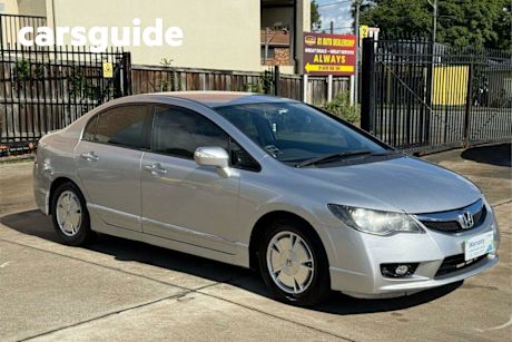Silver 2008 Honda Civic Sedan Hybrid