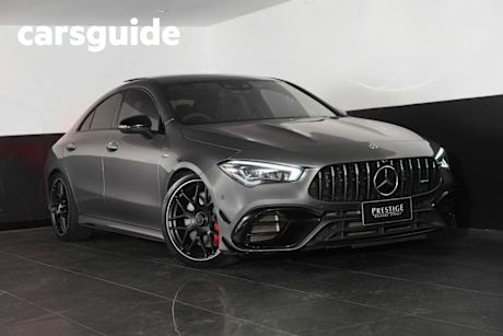 Grey 2021 Mercedes-Benz CLA45 Coupe S 4Matic+