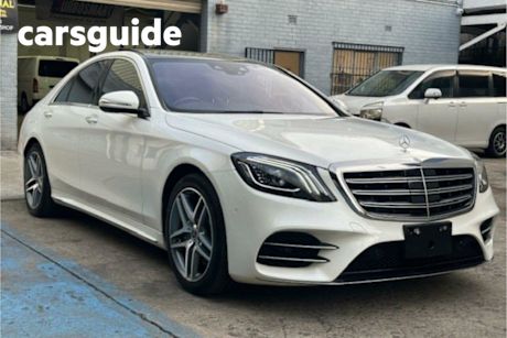 White 2018 Mercedes-Benz S450 Saloon L