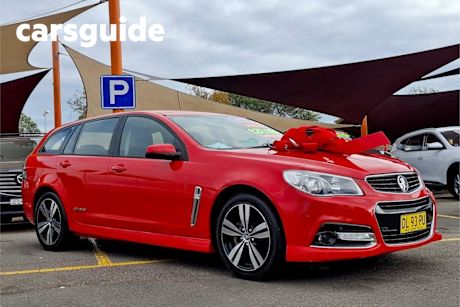 Red 2015 Holden Commodore Sportswagon SV6 Storm