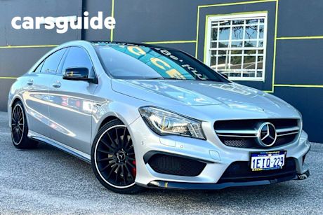 Grey 2013 Mercedes-Benz CLA45 Coupe AMG