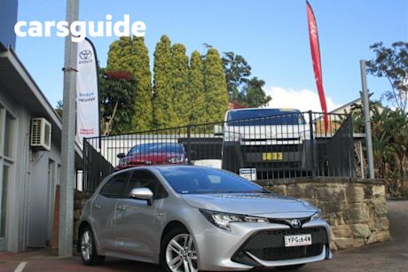 Silver 2021 Toyota Corolla Hatch Ascent Sport Hybrid