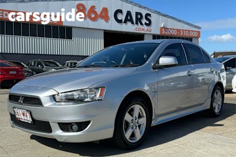 Silver 2009 Mitsubishi Lancer Sedan VR