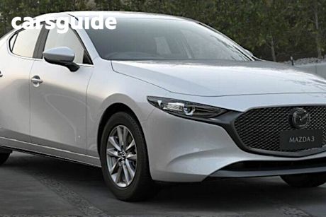 White 2025 Mazda 3 Hatchback G20 Pure