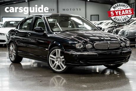 Black 2007 Jaguar X Type Sedan 3.0 V6 LE