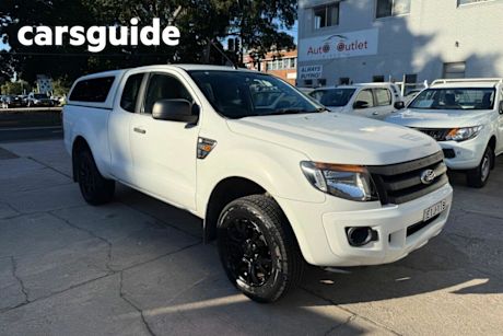 White 2014 Ford Ranger Crew Cab Chassis XL 2.2 HI-Rider (4X2)