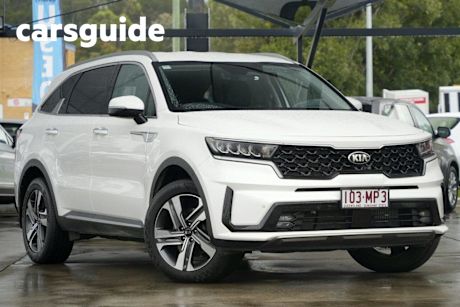 White 2020 Kia Sorento Wagon Sport+ 7 Seat