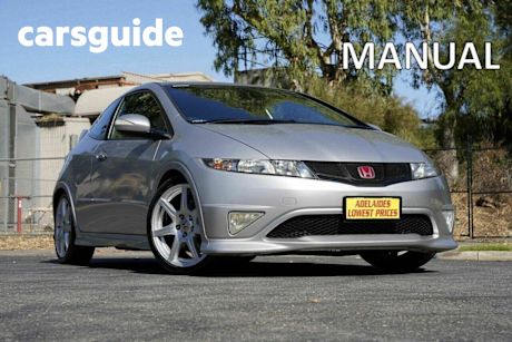 Silver 2009 Honda Civic Hatchback Type R