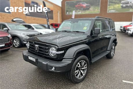 Black 2025 GWM Tank 300 SUV Ultra Diesel