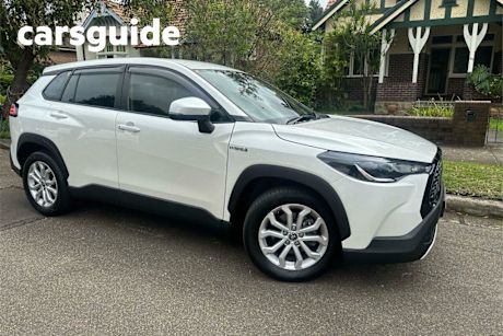 White 2022 Toyota Corolla Cross Wagon GX 2WD Hybrid