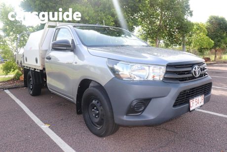 Silver 2017 Toyota Hilux Cab Chassis Workmate