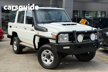 White 2020 Toyota Landcruiser Wagon Workmate (4X4)