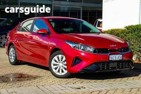 Red 2021 Kia Cerato Sedan S