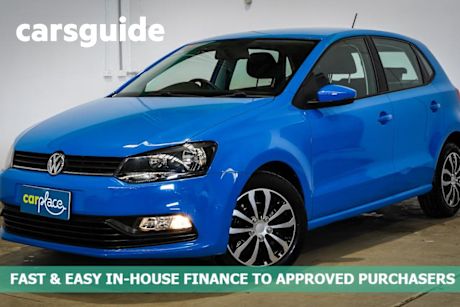 Blue 2015 Volkswagen Polo Hatchback 66 TSI Trendline