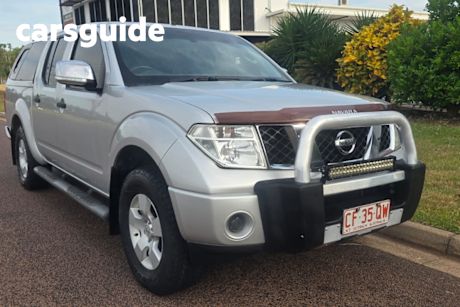 Silver 2007 Nissan Navara Dual Cab Pick-up ST-X (4X4)