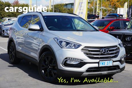 Silver 2018 Hyundai Santa FE Wagon Active X