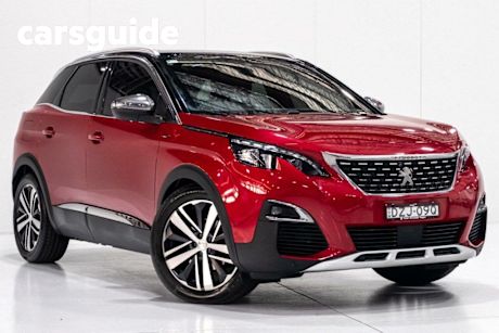Red 2018 Peugeot 3008 Wagon GT