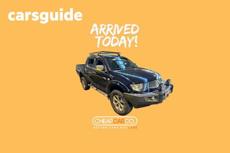 Blue 2009 Mitsubishi Triton Double Cab Utility GLX-R (4X4)
