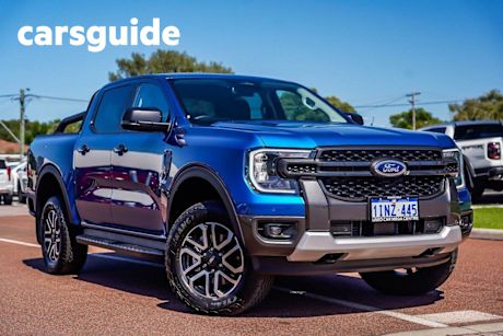 Blue 2024 Ford Ranger Double Cab Pick Up Sport 2.0 (4X4)