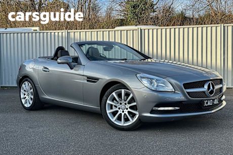 Silver 2012 Mercedes-Benz SLK200 Convertible BE