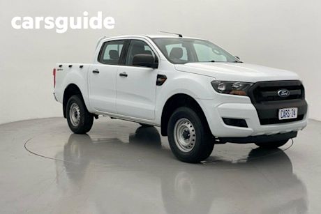 White 2017 Ford Ranger Crew Cab Pickup XL 2.2 HI-Rider (4X2)